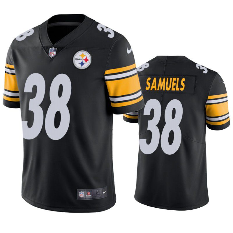 Men Pittsburgh Steelers #38 Jaylen Samuels Nike Black Limited NFL Jersey